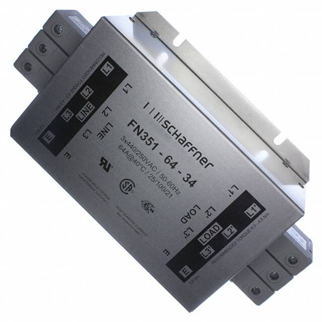 emc/emi 线路滤波器 ac fn351-64-34